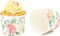 50 Pack Floral Cupcake Wrappers for Wedding, Watercolor Flower Paper Baking Cups and Muffin Liners for Garden Tea Parties, Baking Favors, Bridal or Baby Showers- (2.25 x 2.75 In)